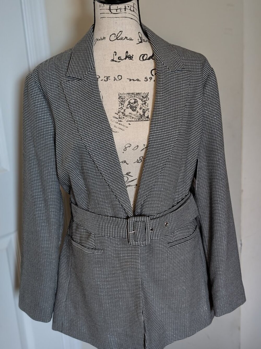 Nine West Houndstooth Blazer NWT